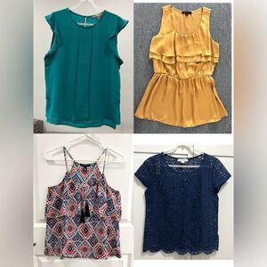 Bundle of 4 Forever 21 Women’s Top Size Small, Medium